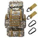 70L Hiking Backpack for Men, Waterproof Lightweight Camping Backpack, Military Rucksack with Molle, 3-Day Assault Pack for Travel, Climbing, Outdoor Sports (Urban Camouflage)