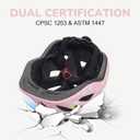 Toddler Kids Bike Helmet, Adjustable Infant Baby Bicycle Helmet for Age 1-3-5-8 Years Child Boys Girls, Multi-Sport Scooter Skateboard, 2 Sizes (Pink Daisy, Small)
