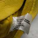 Yellow Leather Gloves, Size Large