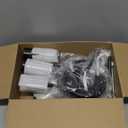 Modern Sputnik Chandelier 6-Light Industrial Ceiling Lights Fixture 22" Black Semi Flush Mount Ceiling Light with E26 Base Sputnik Lights Fixture for Dining Room Bedroom Foyer Hallway Living Room