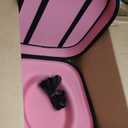 Cowboy Hat Travel Case  Crushproof Carrier for Cowboy, Panama & Tweed Hats with Carrying Handle, Shoulder and Luggage Strap, For Travel and At-Home Storage (Large) (Inner-Pink)