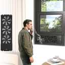 QJSZMEI Vertical Window Fan for Sliding Windows (45~50cm/17.8~19.7in)