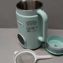 Nut Milk Maker,40oz Large Capacity Stainless Steel Automatic Soy Milk Machine for Homemade,Oat,Plant-Based Milk and Non-Dairy Beverages Almond Cow Milk Machine with Delay Start,Self Cleaning (Green)