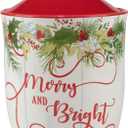 Certified International Winter Greens Biscuit Jar.,