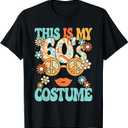 This Is My 60's Costume Women 1960s Party 60s Outfit Retro T-Shirt, S