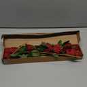 Hananona Artificial Roses Flowers for Flower Arrangement, 12 Pcs Silk Red Rose Bouquet for Home Decoration, Faux Roses for Parties and Wedding Decoration (Red, 12)