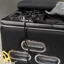 Universal Center Console Armrest Organizer with Wireless Charging Phone Holder Cup, Truck Bench Seat Center Console, Rear Bench Seat Armrest van, Car Minivan Truck,Center Console Armrest Organizer