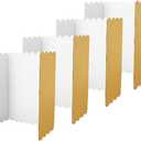 2 x 4Pcs Tri Fold Boards 25x16 Inches Display Board Corrugated Project Boards Small Display Boards Science Fair Board Poster Board for Science Fairs, School Projects and Business Project
