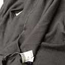 SOLY HUX Women's Long Sleeve Mini Dress Elegant Lace Up Crew Neck Work Office Dresses (Plain Black) S