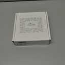 Serwalin 2 Pcs Wrist Corsage and Boutonniere Set, 6-7 Inch Orange Corsage for Wedding, Boutonniere for Men Corsage Wristlet Prom Ceremony Anniversary Accessories Suit