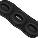 WATCHPOD Triple Watch Travel Case Storage Organizer For 3 Watches | Tough Portable Protection w/Zipper Fits All Wristwatches & Smart Watches Up To 50mm (Black)