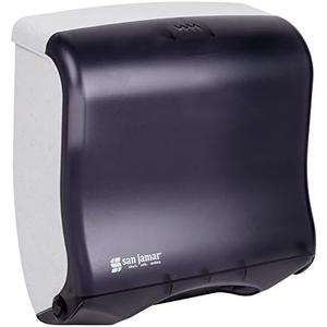 San Jamar T1755TBK Ultrafold Fusion Folded Towel Dispenser, Fits 400 Multifold/240 C-Fold Towels, Classic, Black Pearl: Paper Towel Holders: Amazon.com: Industrial & Scientific