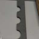 3 Hole Gray Faucet Mat for Kitchen Sink 16.1" x 5" Kitchen Faucet Absorbent Mat Diatomite Splash Guard for Sink Quick Drying Stone Drip Catcher for Bathroom Counter