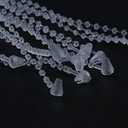 5 Inch Beaded Adjustable Loop Tie Fasteners, 1000 Pcs- Natural