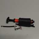 SPORTBIT Ball Pump for Sports Balls - Push & Pull Inflating System - Hand Pump for All Exercise Balls - Volleyball Pump, Basketball Inflator, Football & Soccer Ball Air Pump (Red)