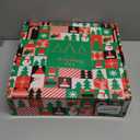 5 Ft Tinsel Christmas Tree with Timer 4 Modes 60 Warm White & Multi Color Change Lights 25 Ball Ornaments 3D Star Battery Operated Pop Up Artificial Tree Xmas Decoration Home Decor (Green)