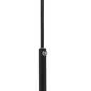 XiNBEi Lighting Pendant Lighting, Modern 1 Light Mini Hanging Kitchen Island Pendant Light with LED Bulb & Bubble Crystal Black Finish XB-P1110-MB