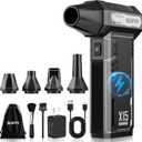SDFM Compressed Air Duster - 180,000 RPM Snow Blower - with Brushless Motor, 3-Gear Adjustable Air Duster - for Keyboard, PC, Car, Air Bed, and Home Cleaning (X15)