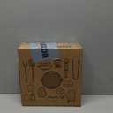 Portable Charcoal Grill, Round Tabletop Small Grill Indoor Outdoor Dual-Use, Camping Picnic Garden Beach Party