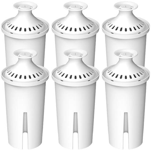 Max Strength Pro Water Filter Replacement for Brita® Pitchers & Dispensers, Classic OB03, Mavea® 107007, 35557 & More, NSF Certified Water Pitcher Filter, 1 Year Supply, Fits Brita & Mavea, 6 Count