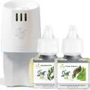 Scent Fill Christmas Tree Plug in Air Freshener Kit (Fraser Fir Balsam & Sycamore Fir), 2 Refills + Diffuser