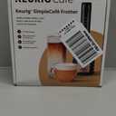 Keurig SimpleCafe Frother, Rechargeable Handheld Milk Frother for Lattes, Cappuccinos & Iced Coffee, USB Cord Included, Microwave-Safe Frothing Cup, Hot & Cold Foam Maker