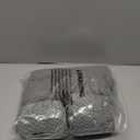 Genina Seat Covers for Dining Room Chair Seat Slipcovers Kitchen Chair Covers (Gray, 6 Pcs) (Grey)