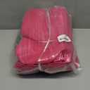 50 Pack Non Woven Tote Bags - Rose red Reusable Shopping Bags Bulk for Grocery, DIY Craft & Party Favors , 20inch x 30inch x 10inch