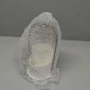 Makeup Brush Holder Organizer with Cover - 360 Rotating Clear Dustproof Cosmetic & Skincare Storage for Vanity, Desktop, Bathroom Countertop (White)