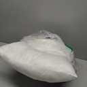 Oubonun 18 x 18 Throw Pillow Inserts, Firm and Fluffy Decorative Square Pillows for Couch Bed Sofa with Soft Cotton Cover White Cushion with Down Alternative Pack of 2