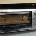 Black+Decker Countertop Convection Toaster Oven, 8 One-touch Cooking Functions, Stainless Steel, Extra-deep Interior