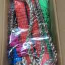 Rainbow Craft 6.6FT Climbing Rope Ninja Ladder for Kids - Kids Ninja Warrior Obstacle Course Accessories - Swing Rope Ladder