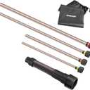 Shop-Vac Long Reach Flexible Micro Hose Set, with Universal Fit Adapter
Shop Vac Attachments, Fit 1-1/4”, 1-1/2”, 1-7/8”, 2-1/2” Vacuum Hose, Ideal for Tight Spaces, Crevice Corners & Dryer Vent