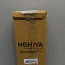 HOHIYA Ornament Display Stand 360° Rotating Christmas Tree Display with 15 Metal Hooks Tabletop Ornament Hanger for Crystal Glass Baubles Elegant Chrome Silver Eater Decor