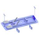 Multifunctional Foldable Trainer, Abdominal Curler Combination, Abdominal Muscle Board, Fitness Board, Portable Push Up Board (Purple;)