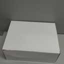 Golray 9pcs Newborn Baby Gift Baskets for Boys Girls Baby Shower, 2 Rattle/Seat Hang Toy/Blanket/Bodysuit/Bib/ 3D Socks/Wood Milestone/Carry Box, Neutral New Born Essential Stuff Unisex Baby Gifts Boy