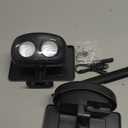 2 Pack Halloween Spotlights Outdoor, Black Light Waterproof IP68, Solar Spot Lights Outdoor, Super Bright LED Landscape Lighting with 3 Lighting Mode for Yard Pathway Garden House Lawn