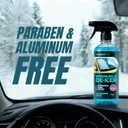 2 x AquaDoc De-icer for Car Windshield - Liquid Ice Melter for Windshields, Windows, Door Locks & Latches - Car De Icer Spray for Fast Ice Removal - 16oz