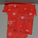 6 Pack Disposable Plastic Tablecloth - Christmas Snowman Table Cover for Party Decoration Supplies - 54 x 108 Inches (Christmas Snowman)