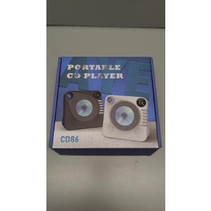 CD Player Bluetooth for Home, Desktop CD Player with Built-in HiFi Speakers, Remote Control, USB, LED Display, Timer, Repeat, EQ Sound, AUX/3.5mm Earphone Jack, Kids, GiftWhite