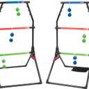 Wild Sports Light-Up Ladderball Set - LED Powered Ladder Balls Set - Includes 6 Light-up Bolos