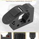 Rubber Clamp Mounting Kit Quick-release Shovel Holder for 1-1/5 to 1-1/2 Diameter Tools, Install on UTV, ATV, Truck Trailer, RV