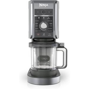 Ninja NC501 CREAMi Deluxe 11-in-1 Ice Cream & Frozen Treat Maker with 2 XL Family Size Pint Containers, Silver