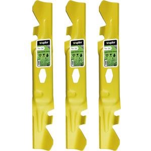 ZT1 54 Mulching Blades 742P05086-X Replacement for Cub Cadet 490-110-F205
742-05530-X Xtreme Blades Fits S-Shaped Hole Replace Ultima ZT1/ZT2 54 Fab XT1 GT54 ST54 ZTS2 54P 54'' Zero Turn Deck,3Pcs