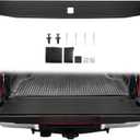 RANSOTO Tailgate Molding Trim Compatible with 2023 2024 2025 Ford F250 F-250 F350 F-350 Super Duty Flexible Flex Step Cap Top Protector Cover