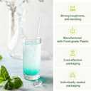 500 Count Individually Wrapped Clear Plastic Drinking Straws | 10.23" Long x 0.24" Diameter | Disposable Straws Plastic for Everyday Use | Made in USA