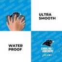 Large Gaming Mouse Pad, Extended Desk Mousepad with Stitched Edges, Football Computer Keyboard Pad,Light Blue Design for Sport Fans, 31.5 x 11.8 in