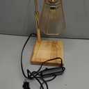 Candle Warmer Lamp with Timer, Dimmable Candle Warmer for Home Decor, Birthday Gifts for Women, Adjustable Height Wax Melt Warmer with 2 Bulbs (Gold)