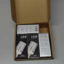 E12 LED Bulbs,Modern Craft Crystal lamp,4000K Natural Light 18W LED Light Bulbs Equivalent 100W,360 Beam Angle,AC 85-265V, Small Edison Screw SES LED Corn Lamp, Not Dimmable(4 Pack)