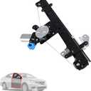 Front Right Passenger Side Power Window Regulator with Motor Assembly (without Anti-Pinch & 2 pins) Compatible for 2013-2019 Nissan Sentra, Replace 751-395, 80720-3SG0A, 80720-9AM0A, 125-59381R